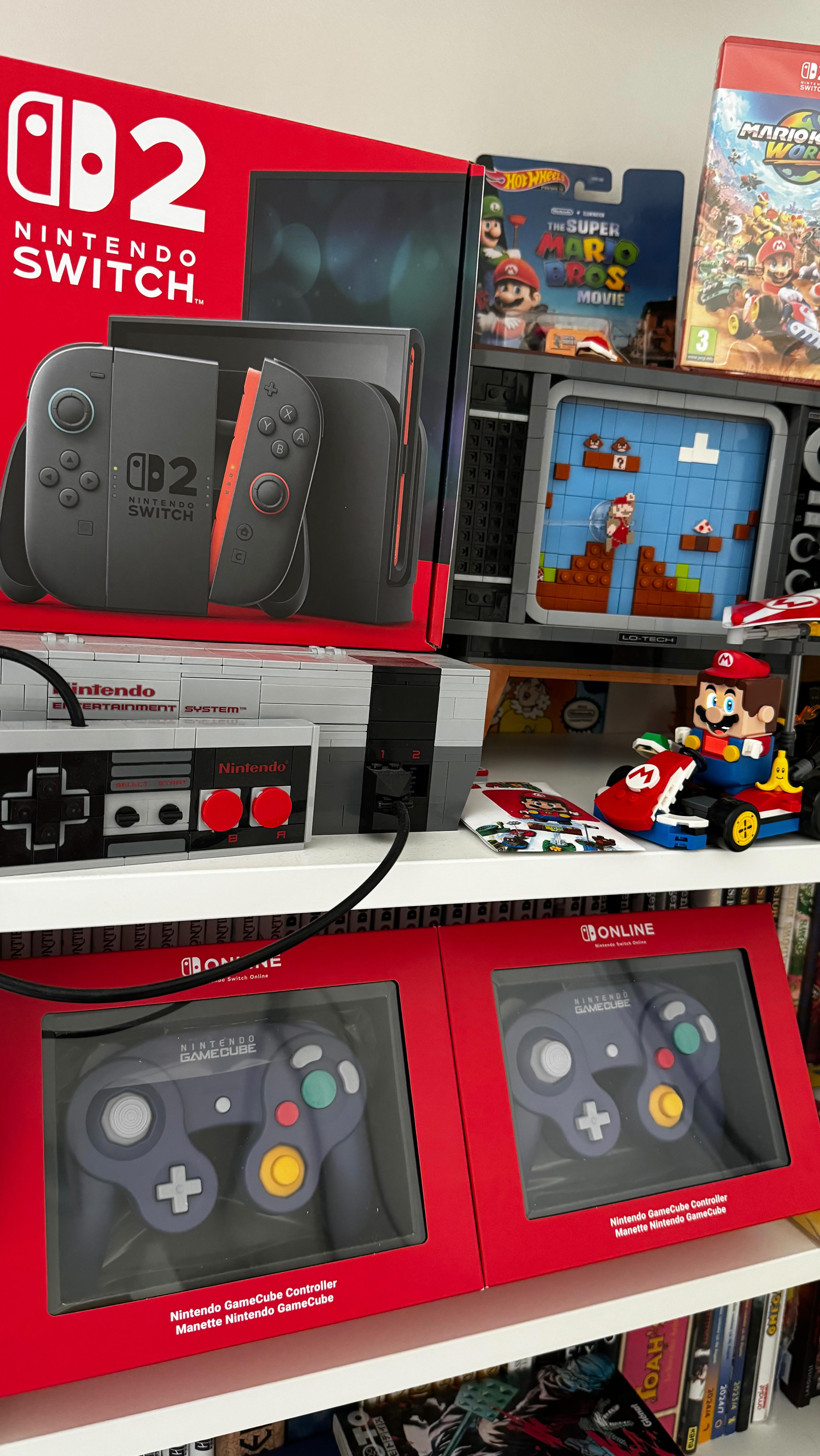 🤑 Quand ta femme demande combien tu as dépensé 🤑
J’ai un peu craqué pour la sortie de la #Switch2 ! 
Je suis foutu ! 😅
Vous aussi vous avez acheté la nouvelle console de #Nintendo ?
-
#gaming #retrogaming #switch #mariokartworld #jeuxvideo