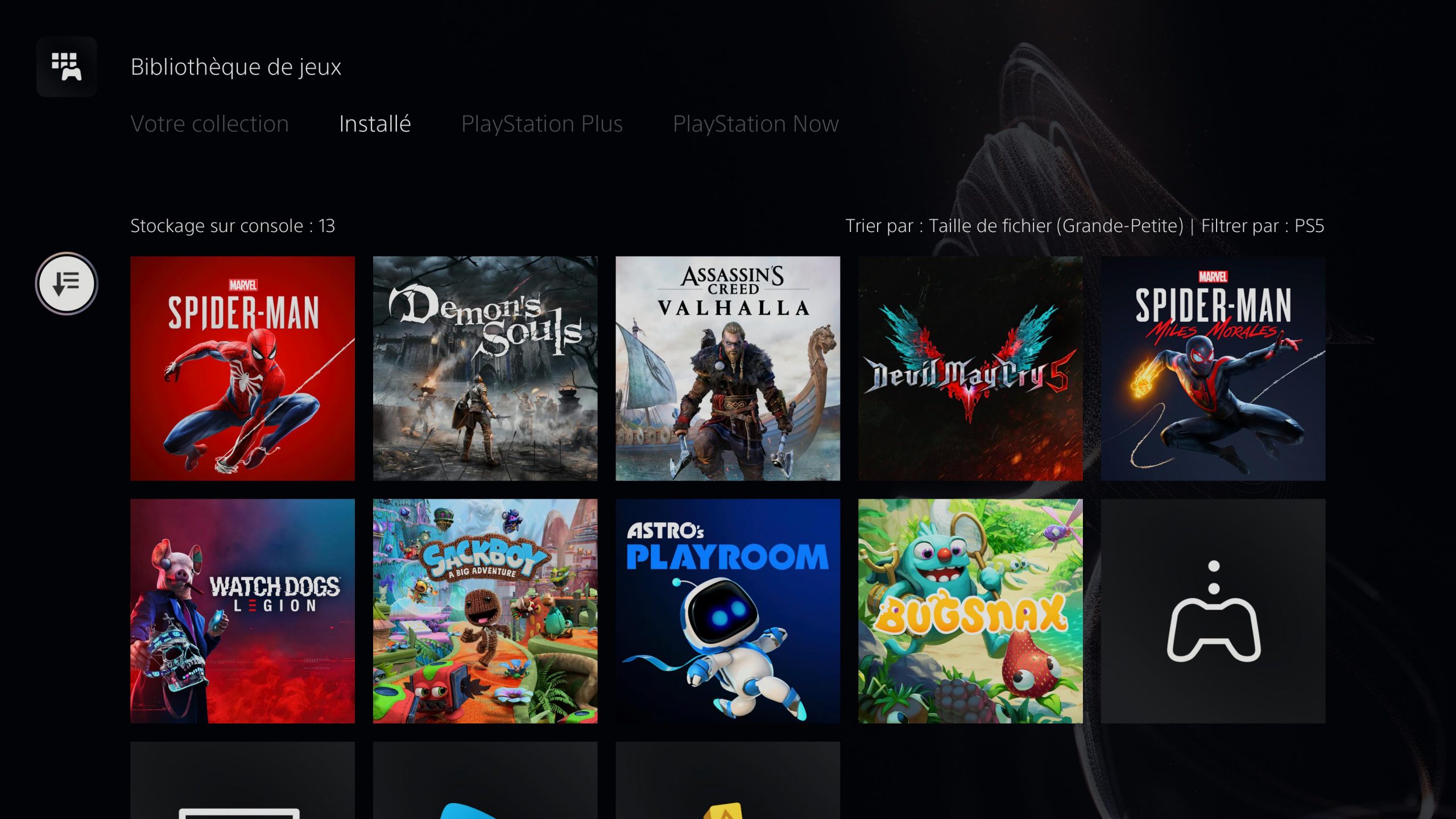 PlayStation 5 : il ne sera pas possible de stocker des jeux sur un