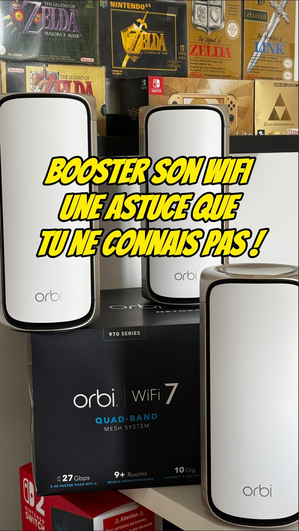 🛜🚀 Booster son WIFI, une astuce que tu ne connais pas ! 😉
Voici ORBI 970 de @netgear_france , un module qui se connecte facilement à sa box et qui change tout !
C’est la révolution pour capter internet en WIFI 7 dans toute la maison avec des débits de folie ! 🚀
Je vous ai mis des screens dans la video pour comparer.
Avec ces stations même loin de sa box on a 100% du débit qui est dispo partout.
Ainsi, ma connexion fibre à 1Gbps est dispo partout sans aucune perte même a travers les murs. C’est impressionnant 😱
En résumé c’est super facile à installer, c’est hyper performant et sécurisé mais ça a un cout (la qualité ce se paie).
Je vous conseille ces modules orbi 970 dispo à l’unité ou en pack.
N’hésitez pas si vous avez des questions sur le fonctionnement 😉
Encore merci à @netgear_france qui m’a permis de découvrir ces modules WIFI 7 révolutionnaires 😍
-
#tech #review #NETGEAR #OrbiWiFi7 #WiFi7 #Orbi970 #orbi #collab #test #avis #technology #wifitips #tips #tipsandtricks