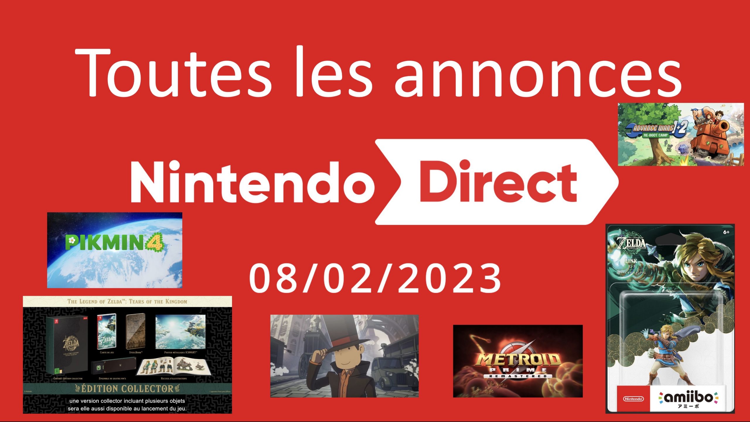 Nintendo Direct Janvier 2023 Résumé] Nintendo Direct du 08 février 2023 + Collector Zelda !
